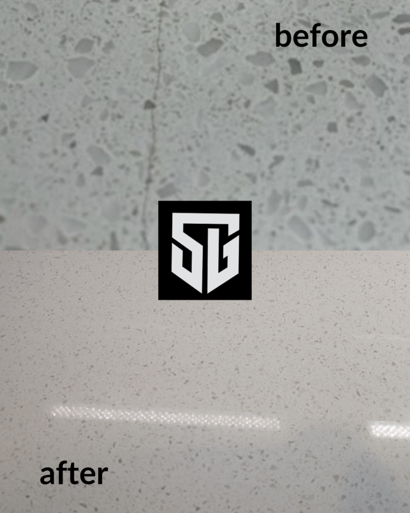 seamless granite Countertop Repair